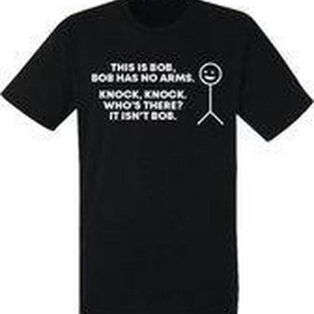 Bob has no arms zwart - t-shirt