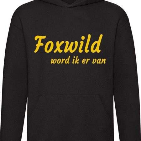 Hoodie - Foxwild word ik ervan