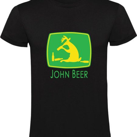 T-shirt John Beer kleur