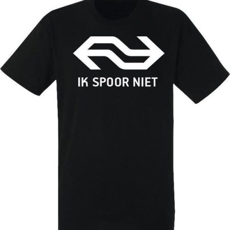 T-shirt - Ik spoor niet