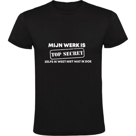T-shirt - Top secret